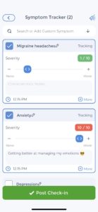 mood symptom tracker