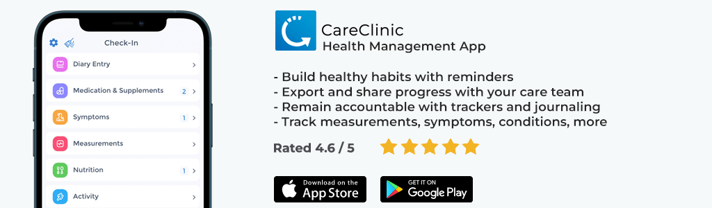  stáhnout aplikaci CareClinic Pill Symptom Tracker