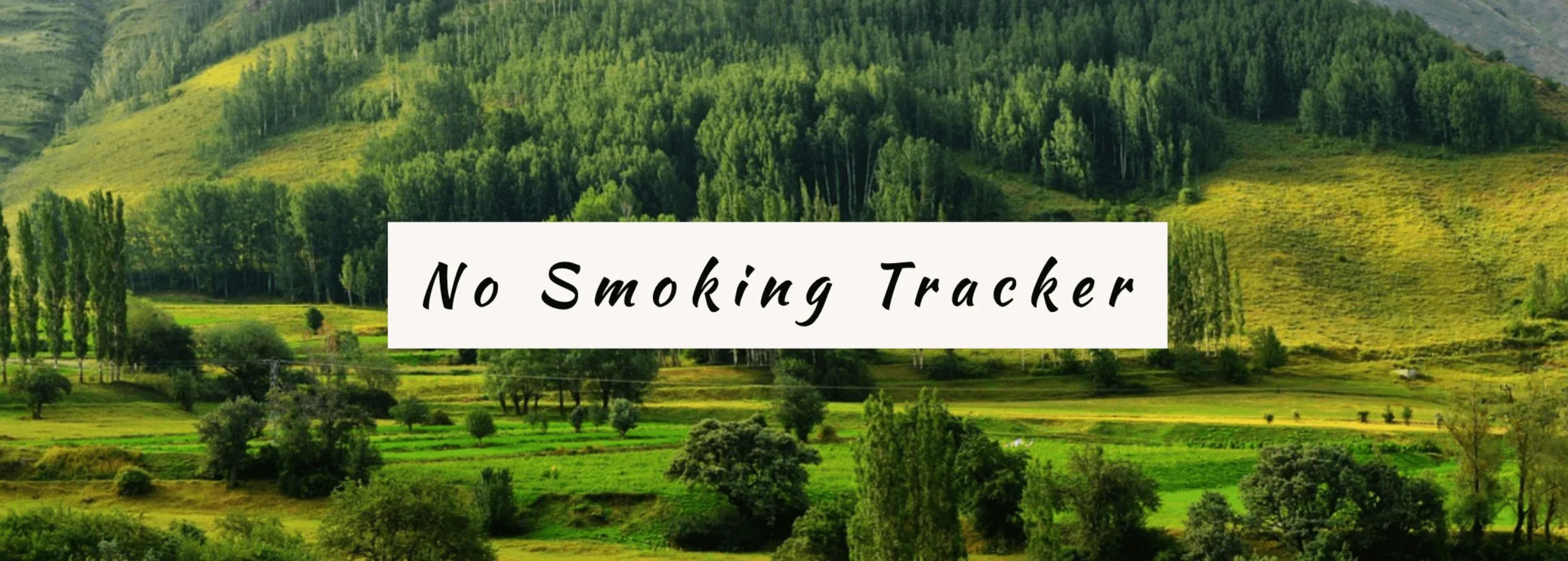 no smoking tracker