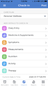 Emotion logging diary