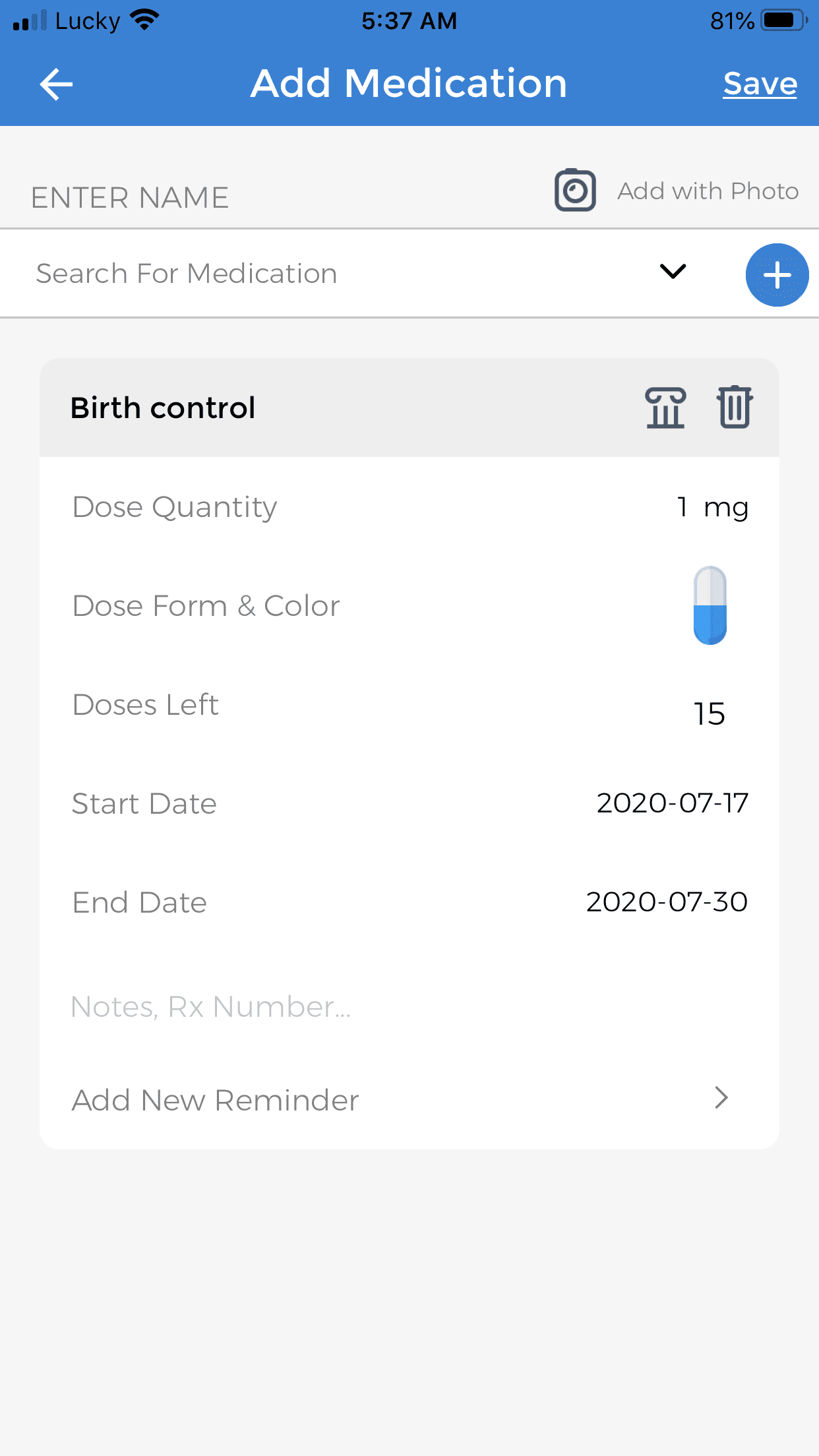 managing chronic illness medication tracker