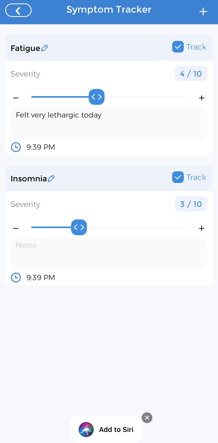 Symptom checker sample