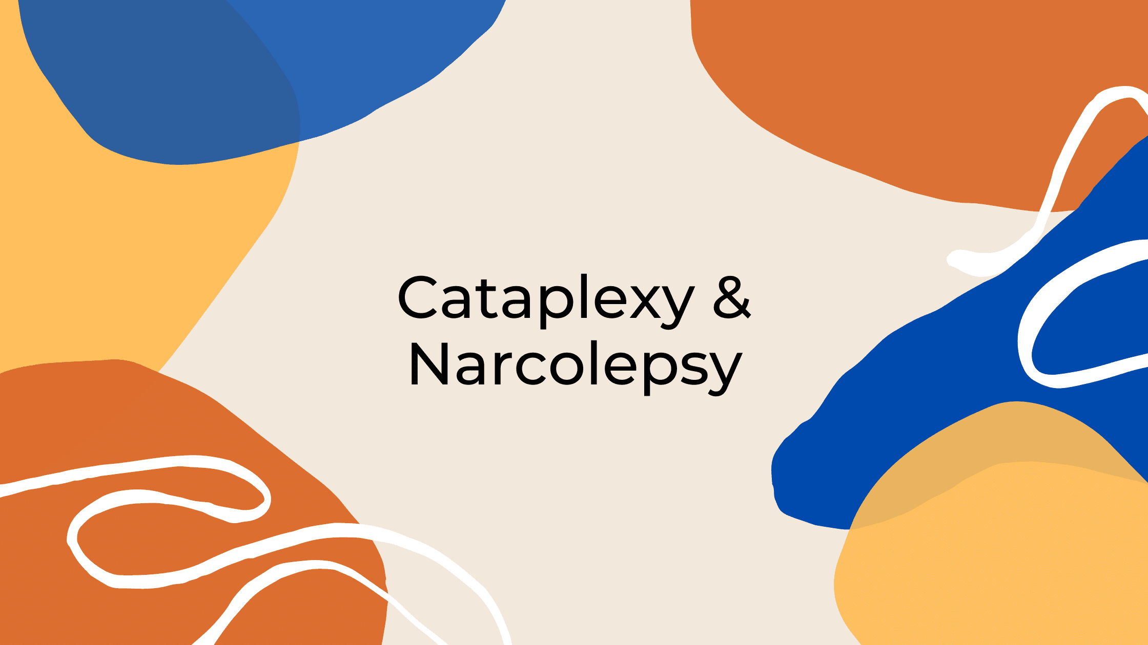 whiplash narcolepsy cataplexy