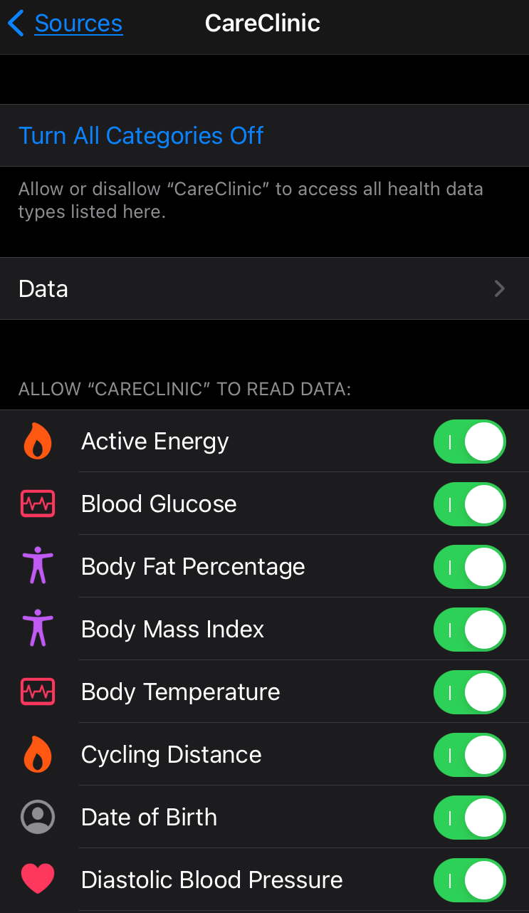 apple health integrations