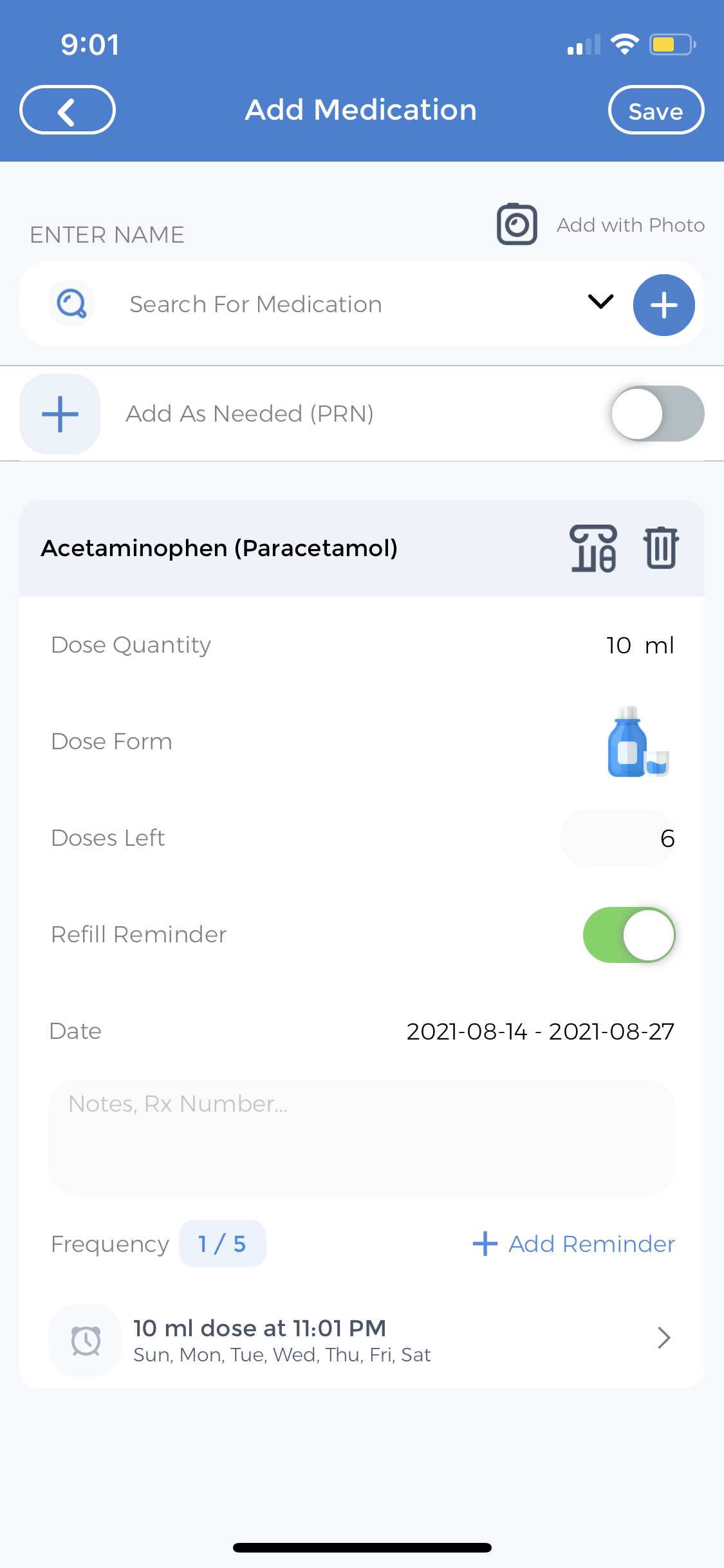 Medication Tracker for Baby Care