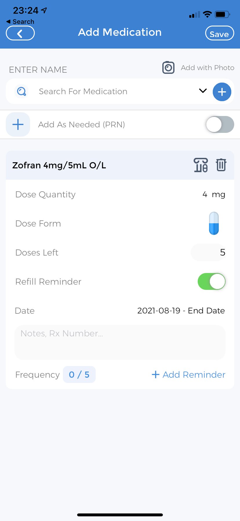 Medication Tracking