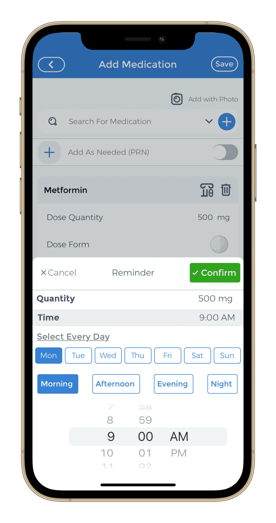 Medicine Tracker App to Manage Medicine Timing