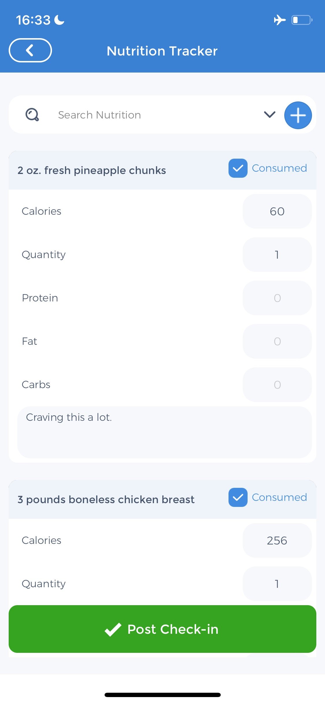 Pregnancy Nutrition Tracker