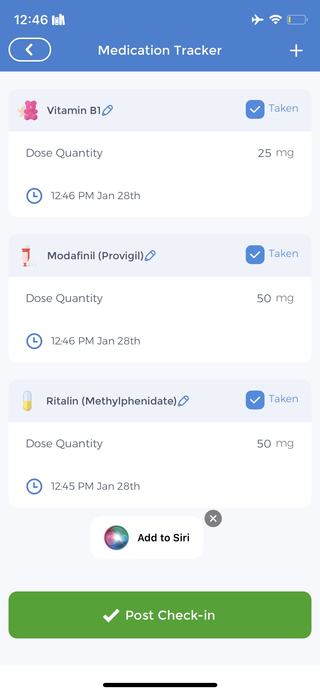 MS Medication Tracking