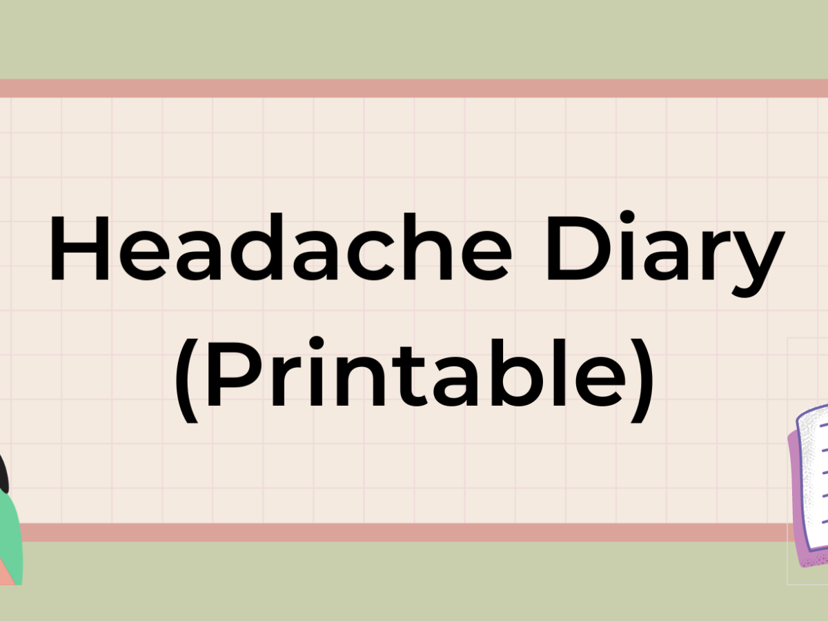 Headache Diary: Printable PDF, Template and App headache-diary-printable-pdf-template-and-app