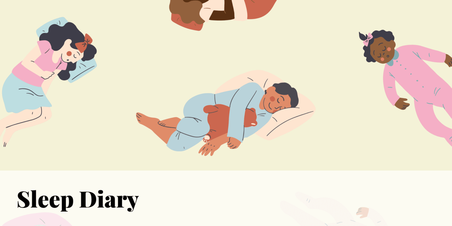 Sleep diary log determine how much sleep you need and get 