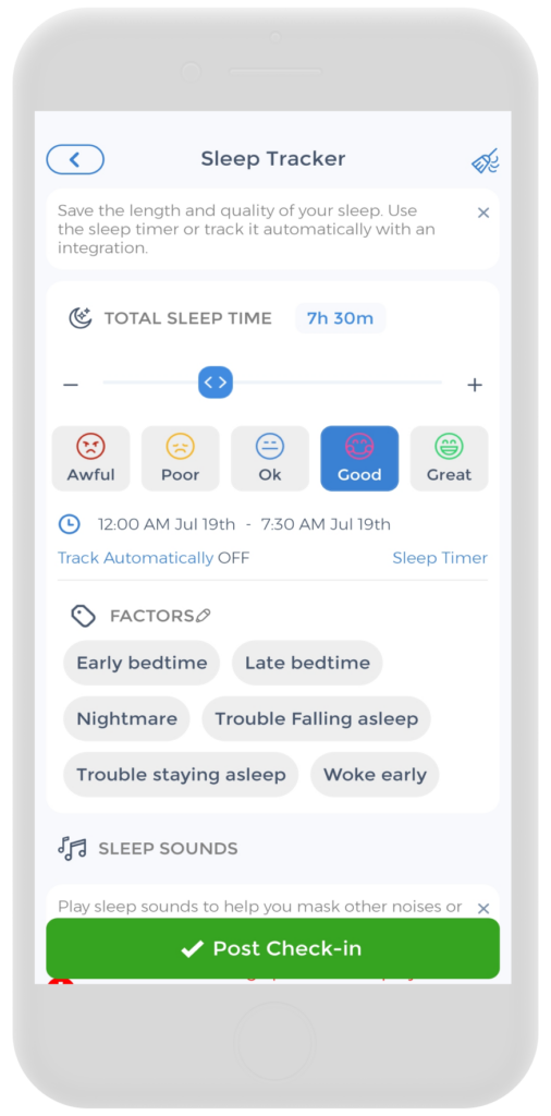Sleep Diary Log & Determine How Much Sleep You Need and Get!
