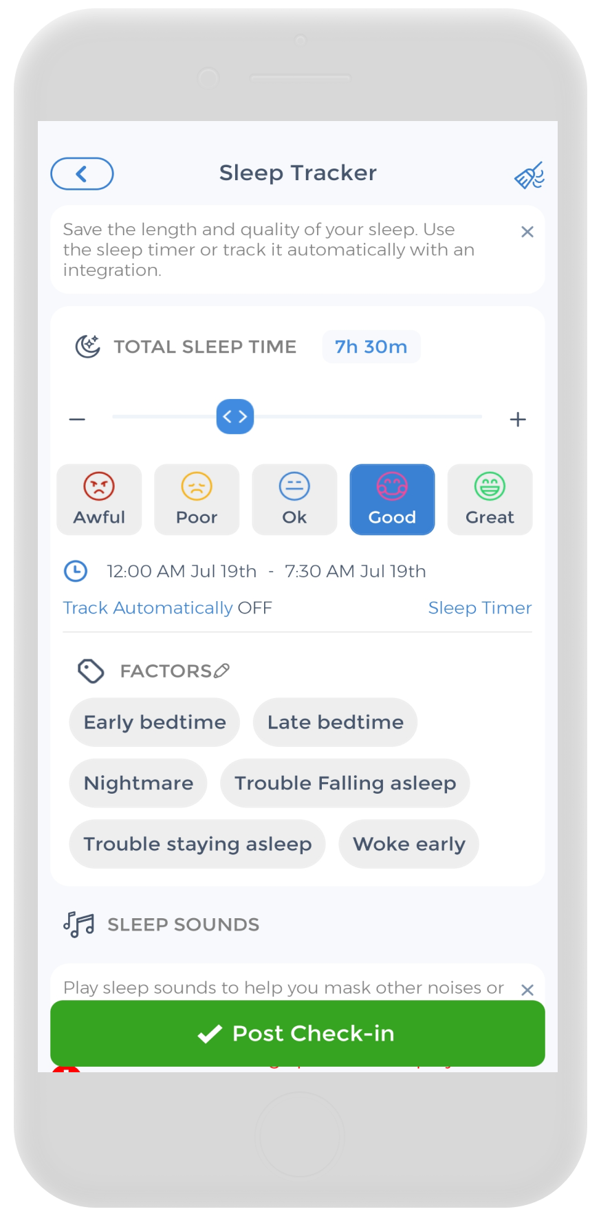 Sleep Diary Log & Determine How Much Sleep You Need and Get!
