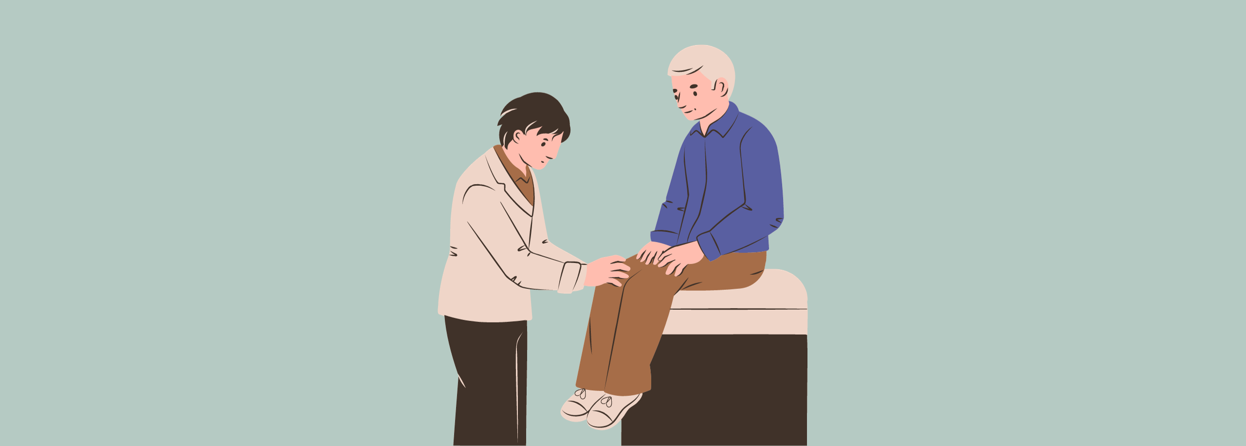 how to treat a swollen knee