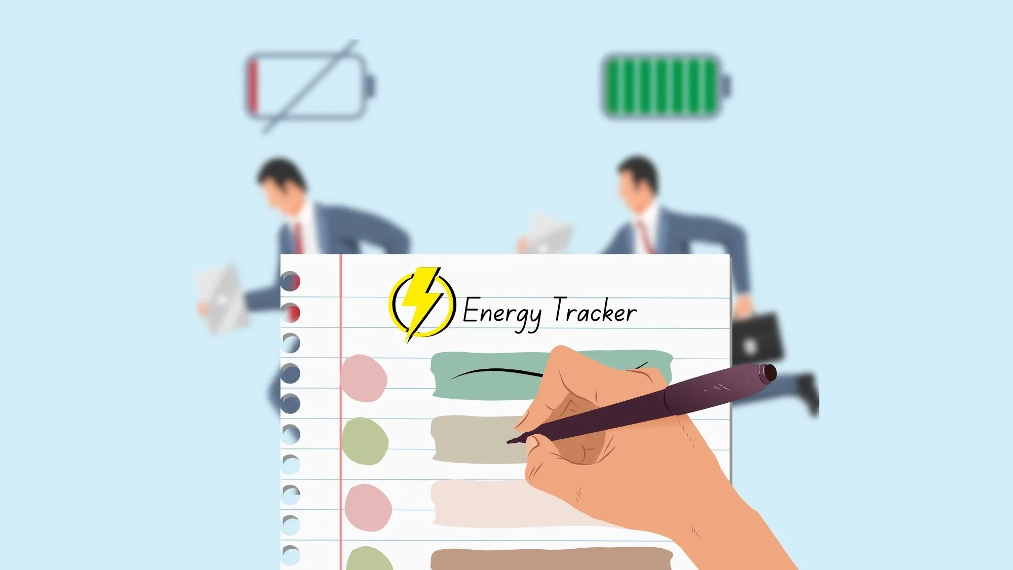 energy tracker bullet journal