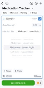 Ozempic Medication Tracker