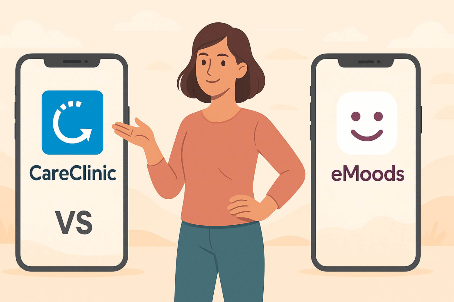 careclinic vs emoods app