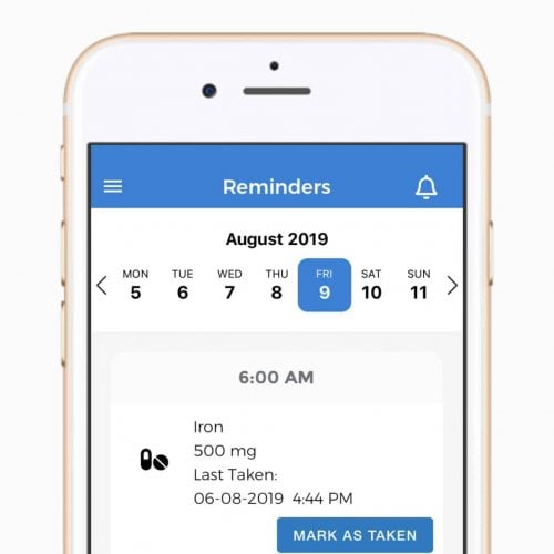pill reminder apps for iphone